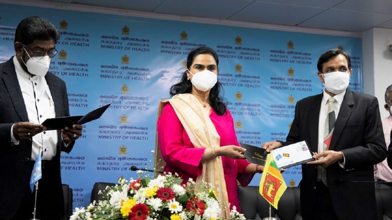 SL releases a  first day cover and a postage stamp in commemoration of the International Year of Health and Care Workers -2021