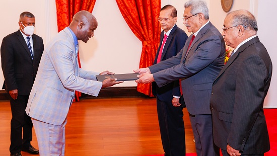Appointment of the High Commissioner of the of Republic of Botswana to Sri Lanka