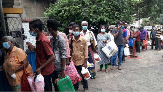 Queues for kerosene grow longer as demand for gas drops