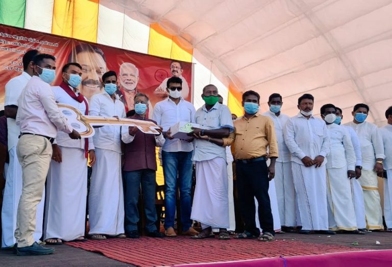 India hands over 1000 houses on Pongal