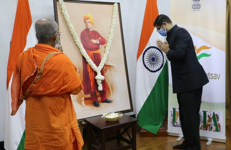 Celebration of 159th Birth Anniversary of Swami Vivekananda in Sri Lanka