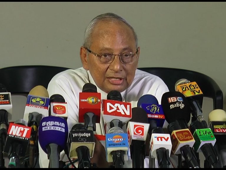 Cardinal confronts Police to reveal truth behind bomb discovered in Church in Borella (VIDEO)