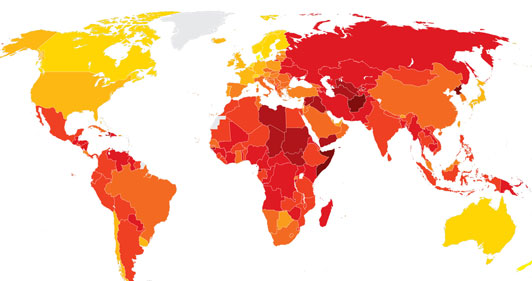Sri lanka slips down in global corruption perception rankings  