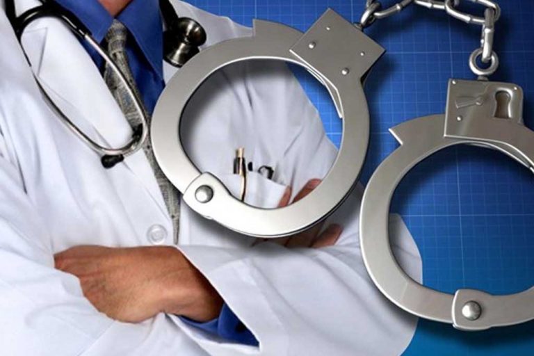 A doctor arrested in connection with the hand grenade incident at the Borella church