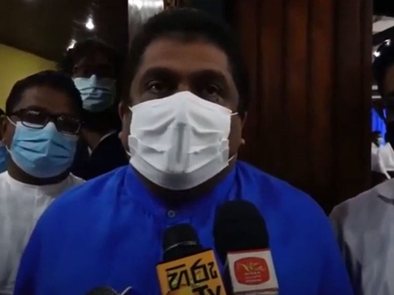 Minister Lasantha Alagiyawanna tests positive for Covid