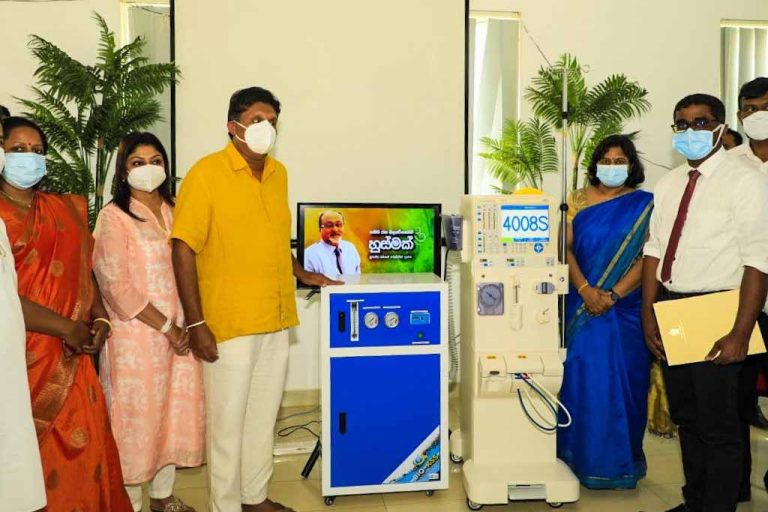 Opposition Leader donates hospital equipment worth Rs. 2.4 million to Thelippalai Hospital