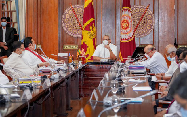 A special cabinet meeting convened today to discuss the power crisis