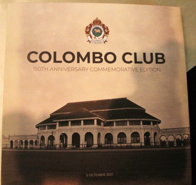 Colombo Club’ marks 150 years in existence since British colonial era  