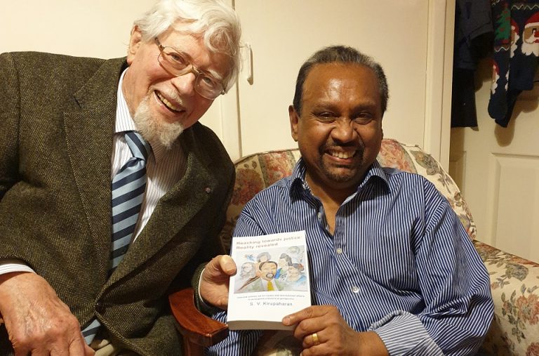 “Reaching towards justice: Reality revealed” by S.V. KIRUPAharan released