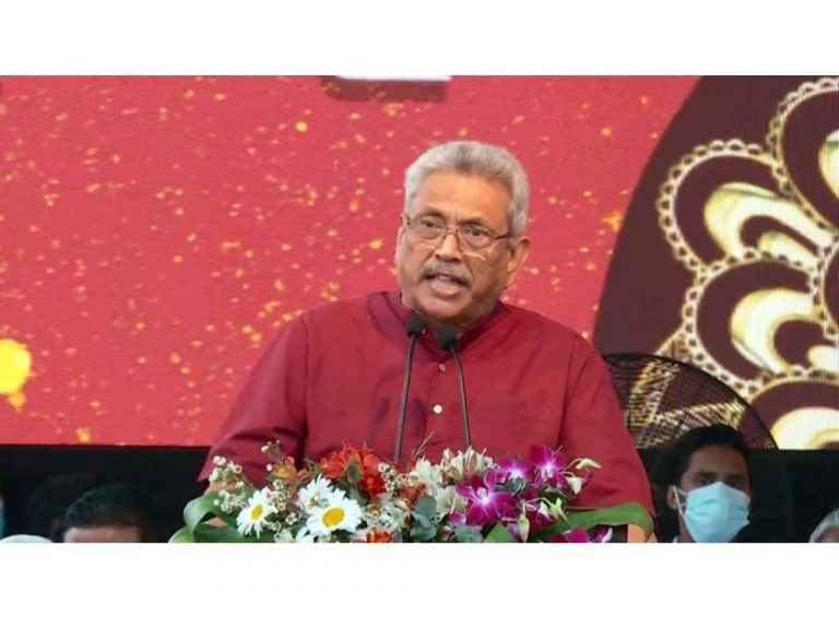 President addresses SLPP rally in Anuradhapura, reminds paddy price up by 100%