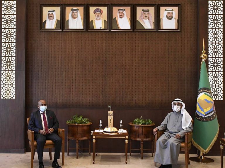 <strong>Ambassador Amza meets Secretary  General of GCC</strong>