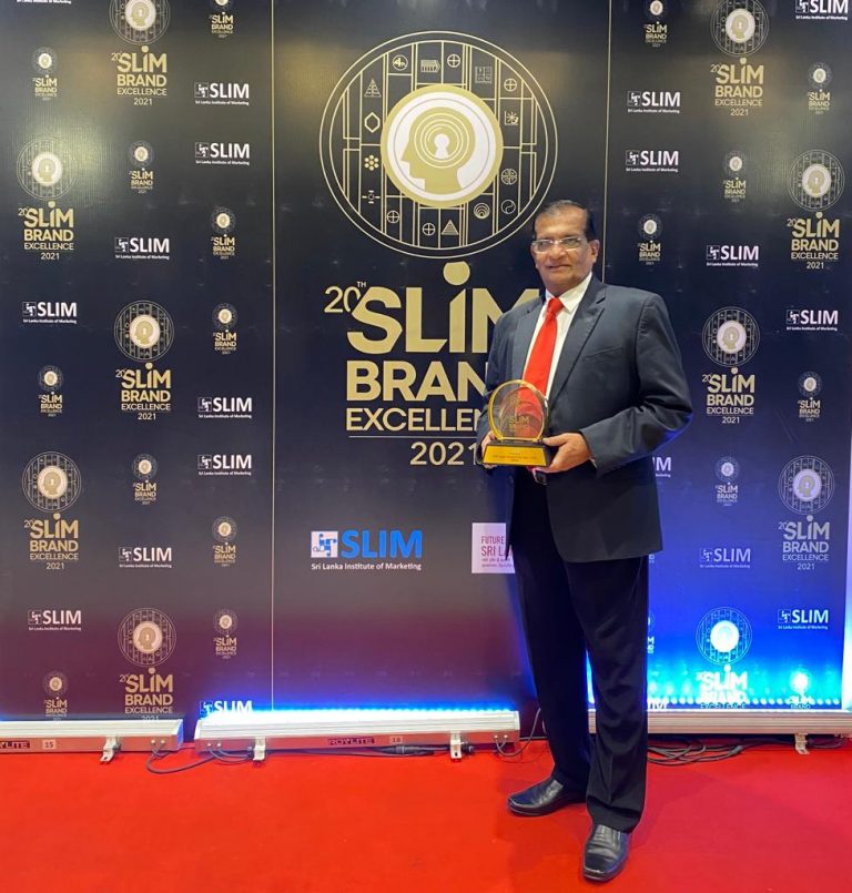 SME Export Brand of the Year 2021 –  SLIM Gold award winner – “ARIYA” !