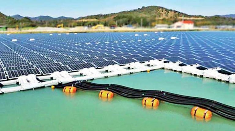 Project to install floating solar panels in mahaweli reservoirs gets underway