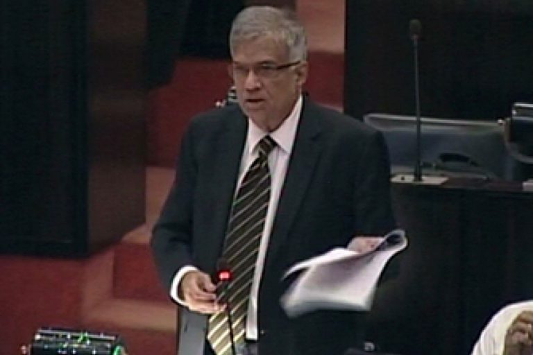 Ranil urges to table a monthly report on government debts