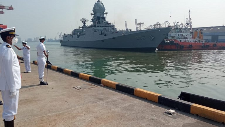 Indian Navy Western Fleet visits Sri Lanka