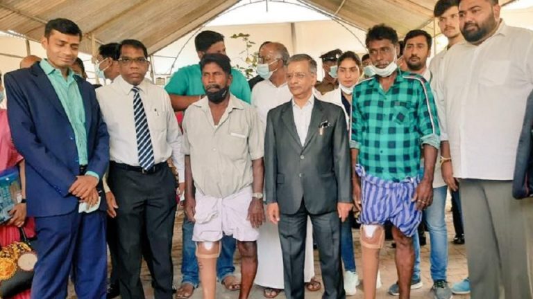 Humanitarian assistance in Northern Province and inauguration of artificial limb fitment camp in Jaffna