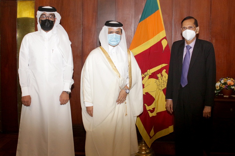 Foreign Affairs Minister Peiris and Qatar's Ambassador Al - Sorour ...