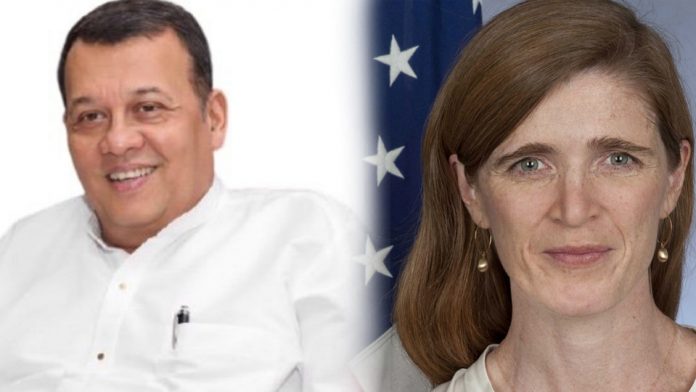 Mahinda Samarasinghe Samantha Power