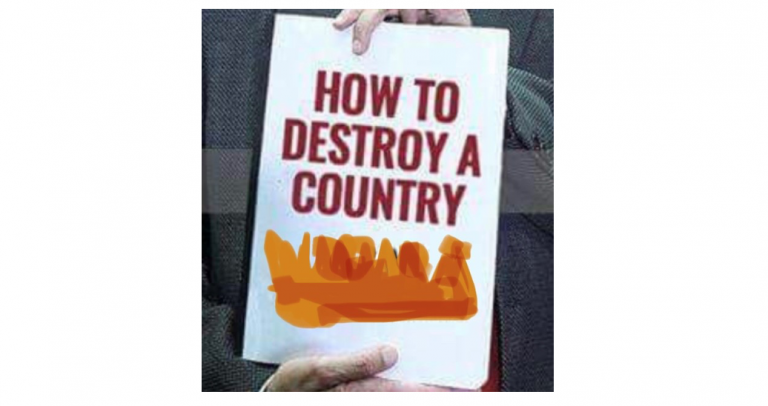How to destroy a country?