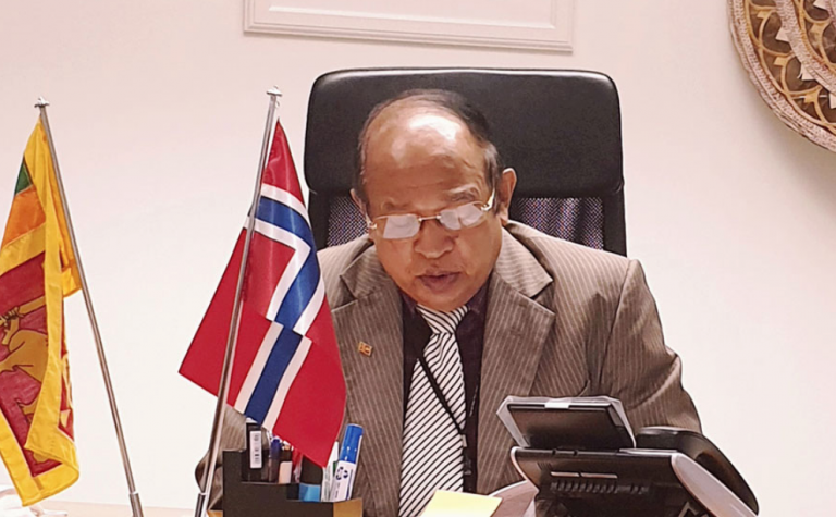 Was the Norwegian Embassy closed down at the behest of Ambassador Godfrey Cooray?