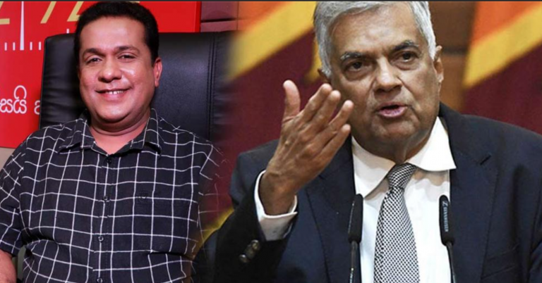 A harsh response from Ranil to the Derana Announcer who tried to bring racism into the talks between the President and TNA (VIDEO)