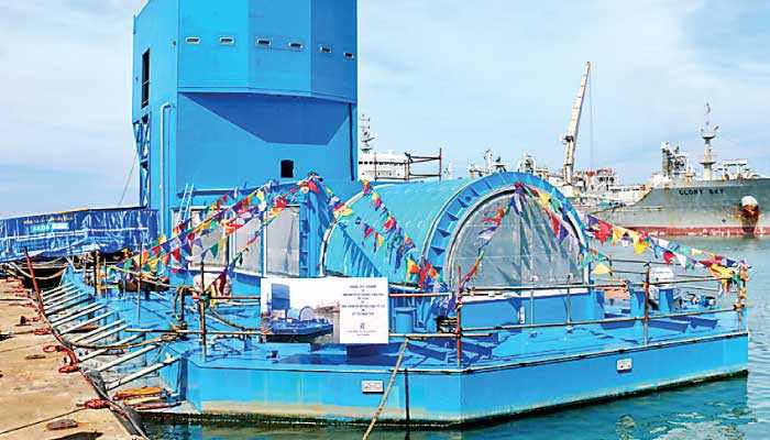 Colombo Dockyard builds underwater restaurant structure for Maldives