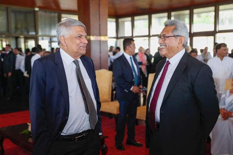 A discussion between President Gotabhaya and Ranil