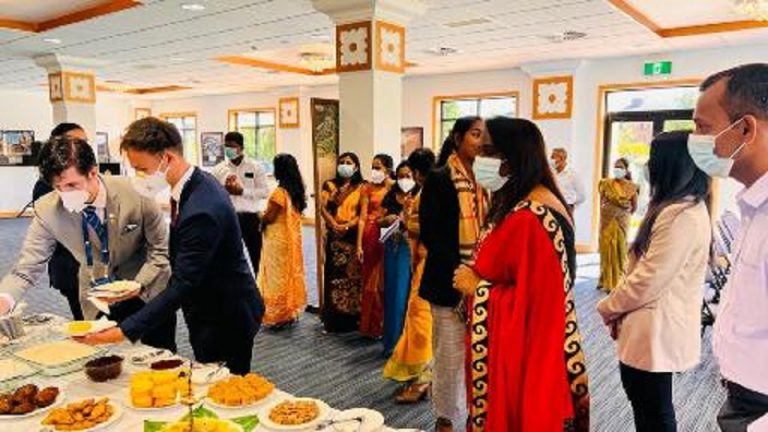 Colombo Plan scholars visit Sri Lanka High Commission in Canberra