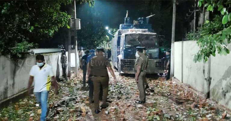 Police say the situation in Mirihana is under control (VIDEO)