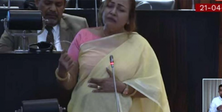 Geetha Kumarasinghe asks to stop saying ‘Gota Go Home’ immediately (VIDEO)