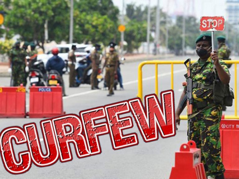 Islandwide curfew on April 03?