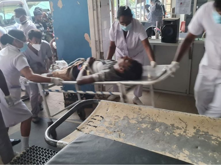 Unrest in Rambukkana: Media barred, Police assaulted residents!