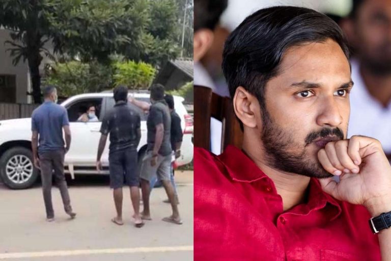 SLPP MP Nipuna Ranawaka booed and chased away (VIDEO)