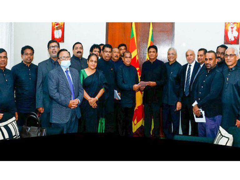 SJB hands over bill abolishing Executive Presidency to Speaker