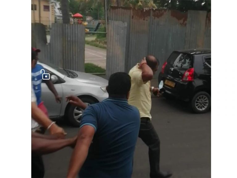 Protesters assault SDIG Deshabandu Tennakoon
