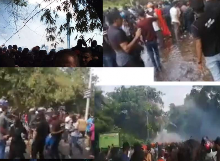 Police fire tear gas at protesters near Parliament (VIDEO)