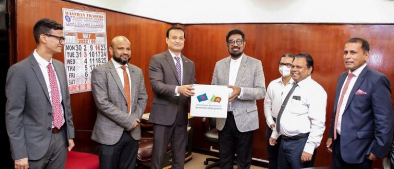 Bangladesh Reinforces Relationship with Sri Lanka- 2.2 million USD Donation of Essential Medicines