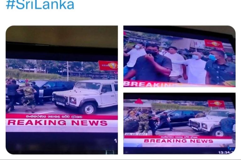 Opposition Leader Premadasa attacked at GalleFace