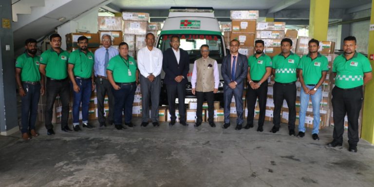 Handing over of medical supplies to Suwaseriya Foundation