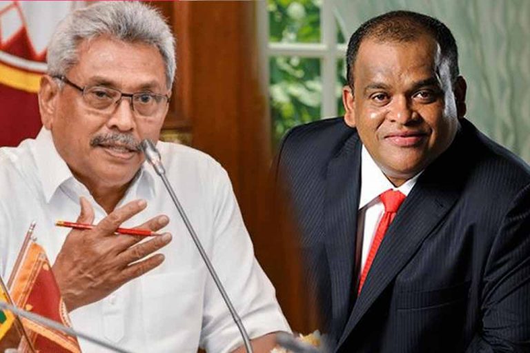 Dhammika Perera meets the President