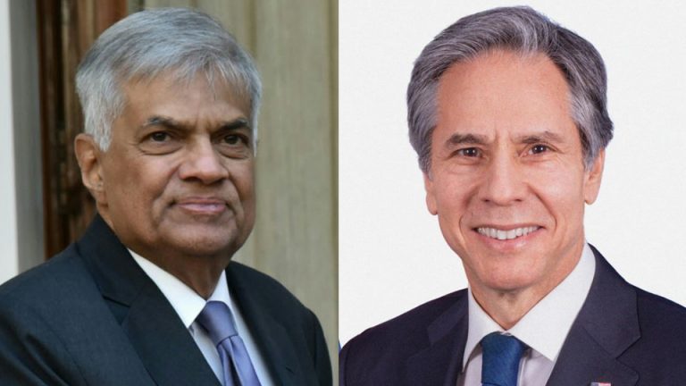 Discussion between PM Wickremesinghe and US State Secretary Blinken