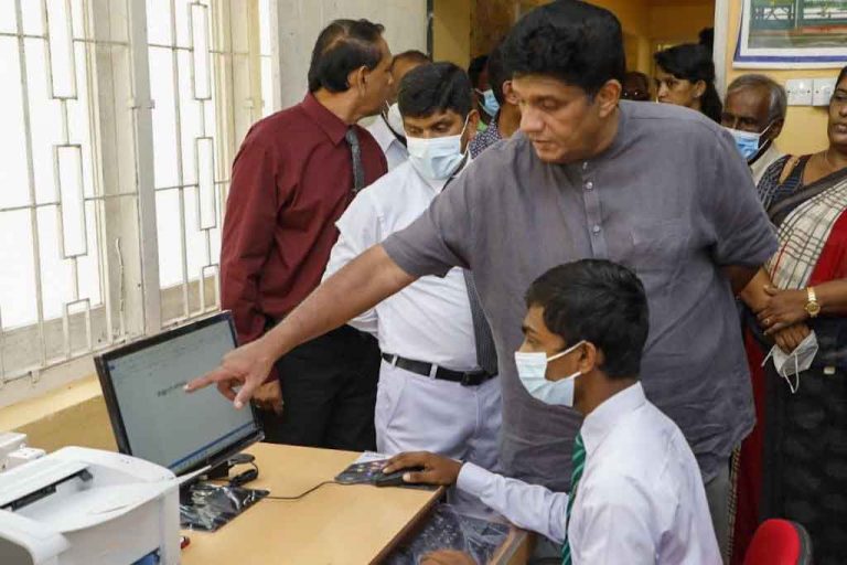 Sakwala Phase 21: Opposition Leader donates computers to Sri Ratanasara Maha Vidyalaya (PHOTOS)