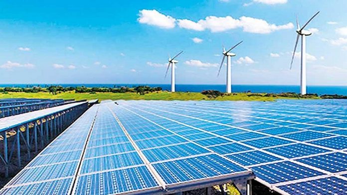 solar and wind power