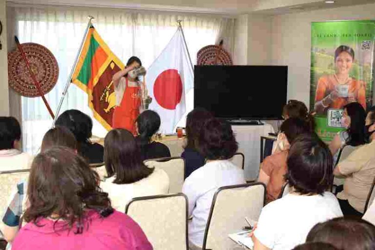 Ceylon Tea Seminar at the Embassy of Sri Lanka in Tokyo