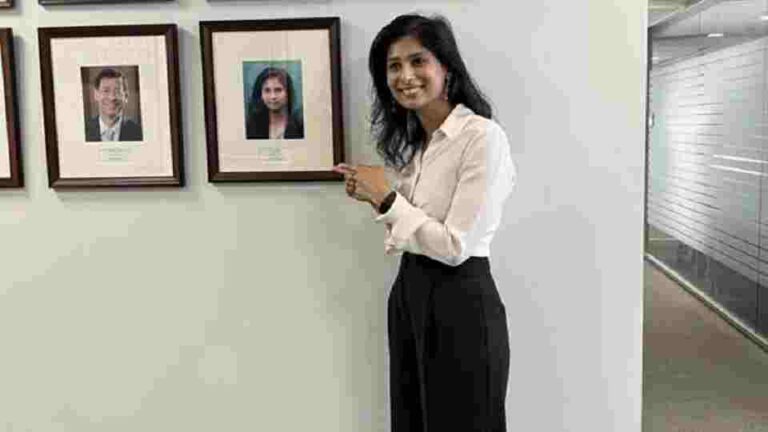 “Breaking The Trend”: Gita Gopinath’s Photo Makes It To Wall Of IMFs Former Chief Economists