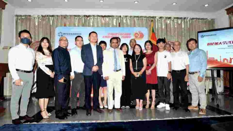 Chinese students to follow the Master of Finance in Economics (MFE) of the University of Colombo soon