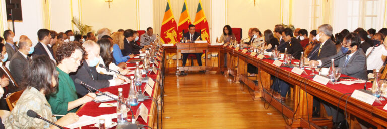 SL briefs foreign diplomats on the democratic transition and current development