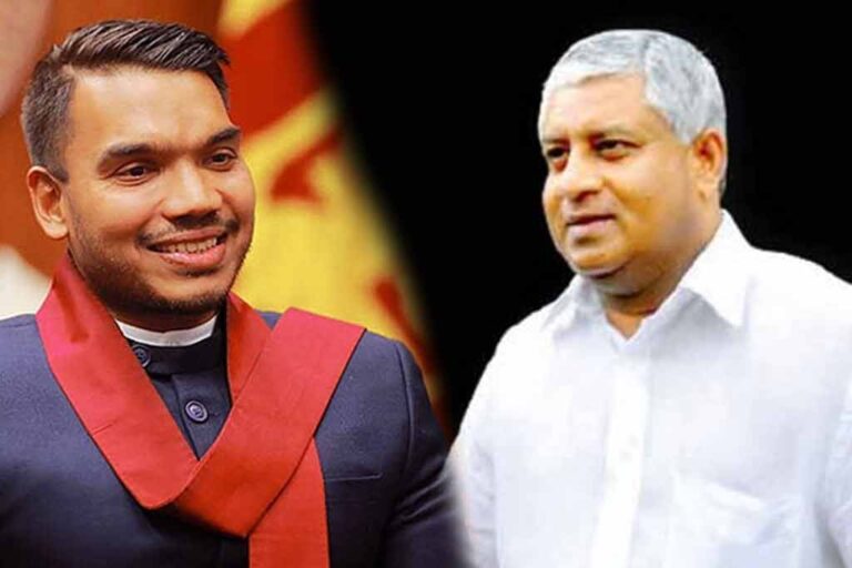 Namal lodges complaint demanding probe into news item on Mawbima