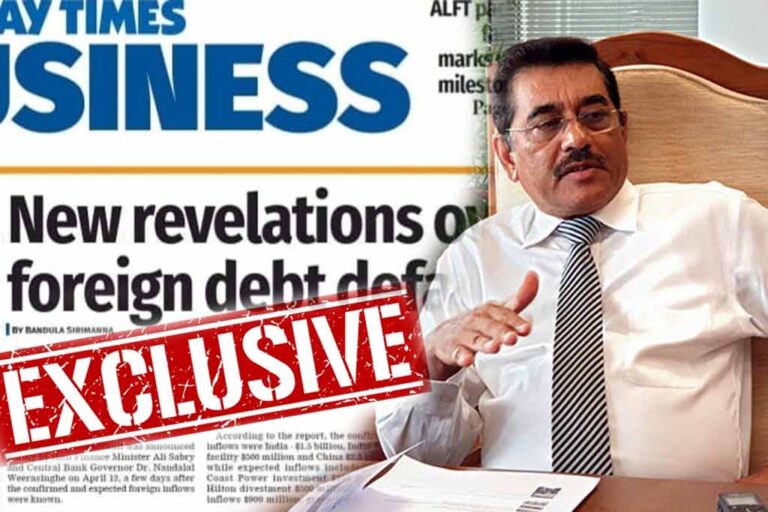 CBSL Governor threatens Sunday Times Editor and Wijaya Newspapers Chief over news item!