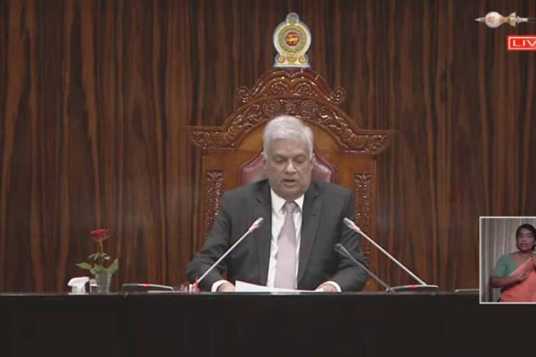 President RW aims a developed SL by 2048